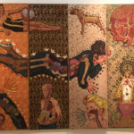 Rubén Torres Llorca (1986). Te llevo bajo mi piel [Mixed technique on canvas and Masonite board painting]. Havana, Cuba: Museo Nacional de Bellas Artes de La Habana